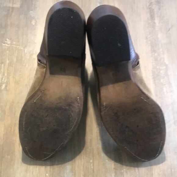 Madewell 2 tone Suede Leather Booties size 8.5 - Picture 4 of 10